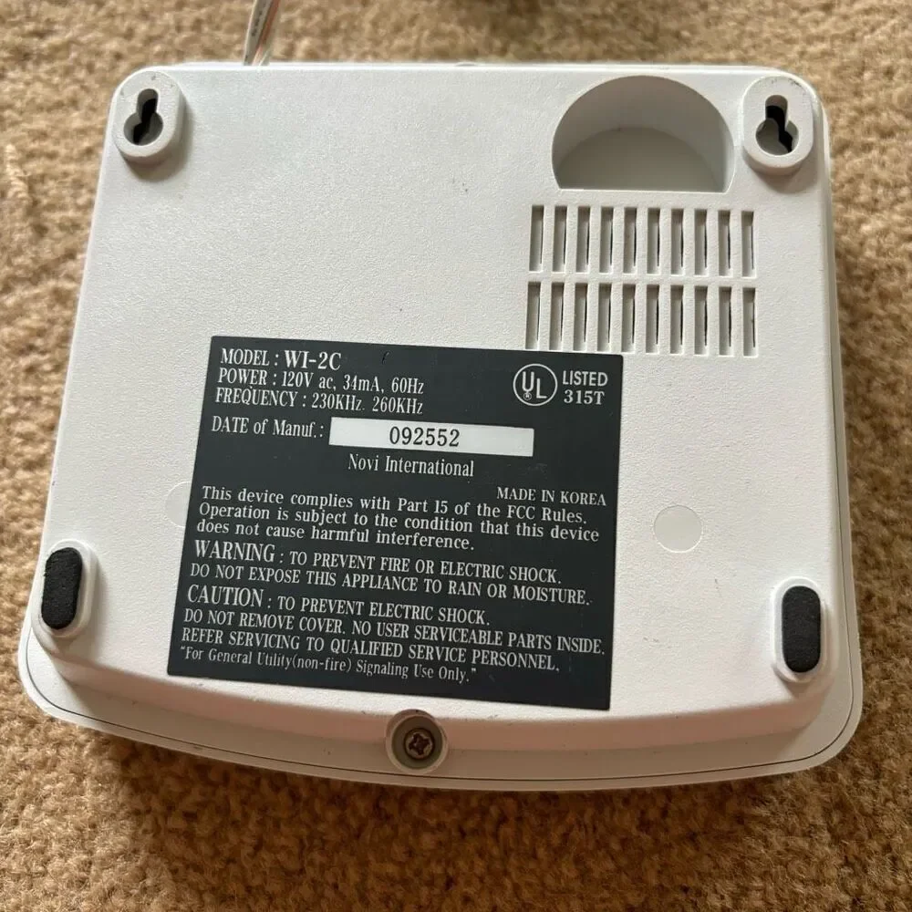 Novi Intercom Model WI-2C - Picture 2 of 4